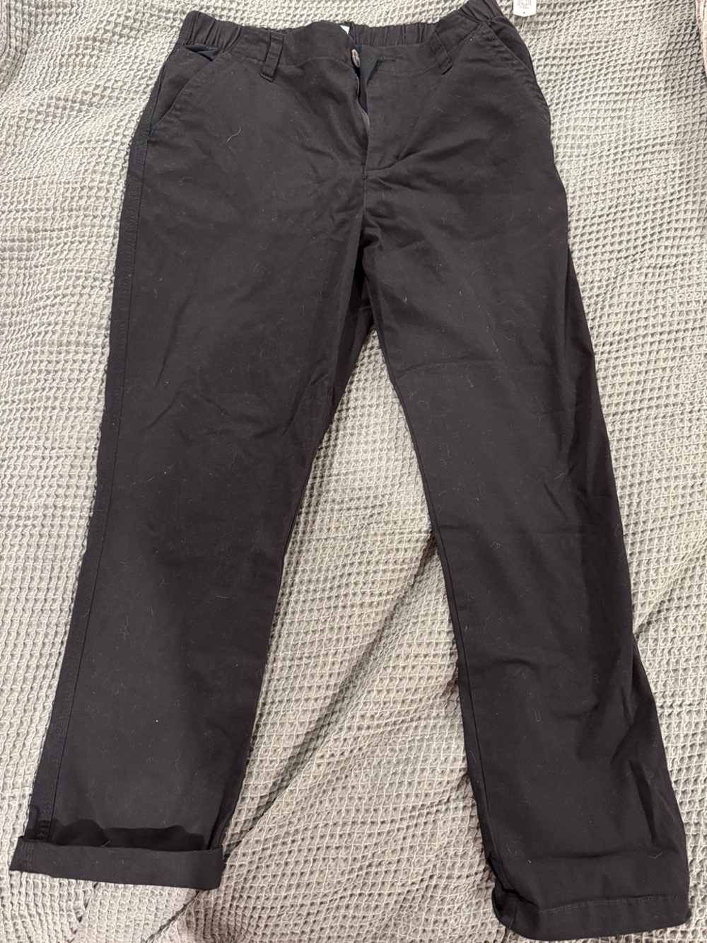 Old Navy Black Cropped Straight-Leg Women’s Pants